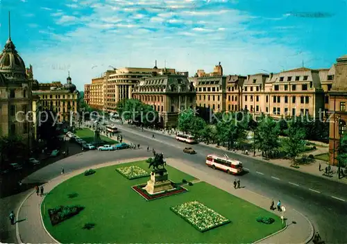 AK / Ansichtskarte Bukarest Platz der Universitaet Bukarest