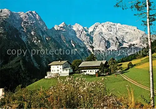 AK / Ansichtskarte Kuchl Alpengasthof Hochschaufler am Hohen Goell Kuchl