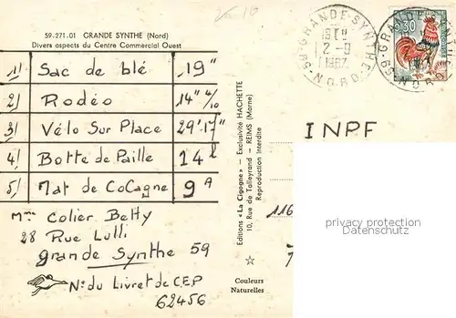 AK / Ansichtskarte Grande Synthe_Nord Divers aspects du Centre Commercial Ouest Grande Synthe Nord