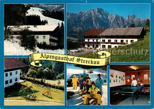 AK / Ansichtskarte Leogang Alpengasthof Streckau Leogang