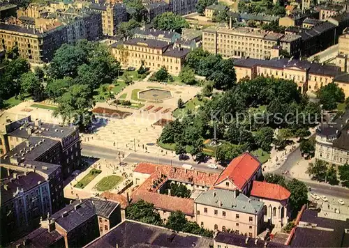 AK / Ansichtskarte Lublin Plac Litewski wido z lotu ptaka Lublin