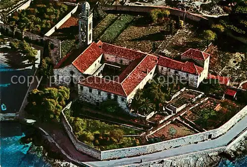 AK / Ansichtskarte Hvar Franjevacki samostaa Franziskanerkloster Fliegeraufnahme Hvar