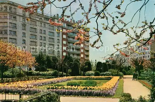 AK / Ansichtskarte Barcelona_Cataluna Jardines Eduardo Marquina y Avenida General Goded Barcelona Cataluna