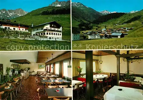 AK / Ansichtskarte Dieni_Rueras Gasthaus Restaurant Cresta Landschaftspanorama Alpen Dieni Rueras