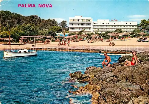 AK / Ansichtskarte Palma_Nova_Mallorca Playa Son Caliu Hotel Palma_Nova_Mallorca