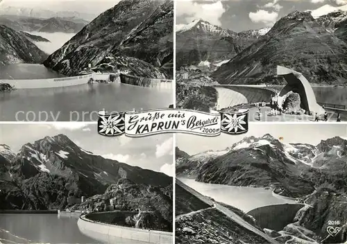 AK / Ansichtskarte Kaprun Stausee Mooserboden Denkmal Talsperre Panorama Bergwelt Kaprun