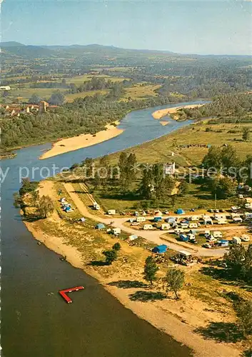 AK / Ansichtskarte Saint Yorre Campingplatz Fliegeraufnahme Saint Yorre