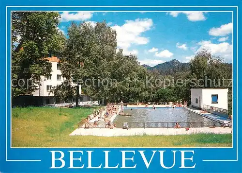 AK / Ansichtskarte Jetrichovice Hotel Pension Bellevue Swimming Pool Jetrichovice