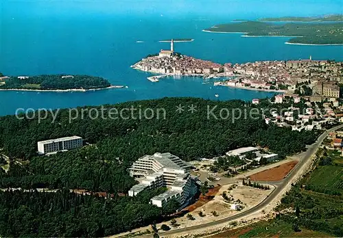 AK / Ansichtskarte Rovinj_Rovigno_Istrien Fliegeraufnahme 
