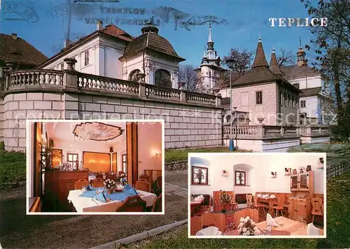 AK / Ansichtskarte Teplice Kolostuj Tuermchen Restaurant Zum Peter Teplice
