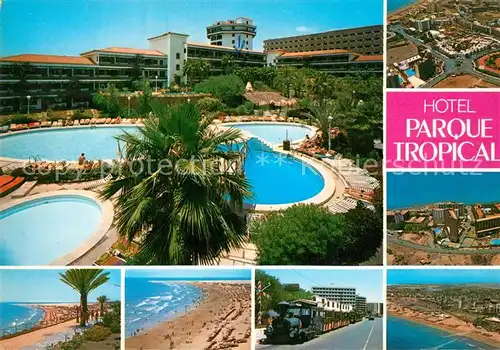 AK / Ansichtskarte Playa_del_Ingles Hotel Parque Tropical Diversas vistas Playa_del_Ingles