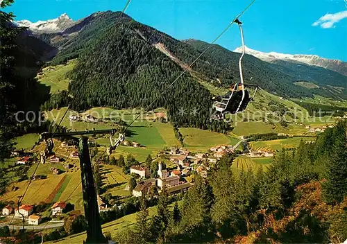 AK / Ansichtskarte Steinhaus_Ahrntal Sessellift Blick ins Tal Alpenpanorama Steinhaus Ahrntal