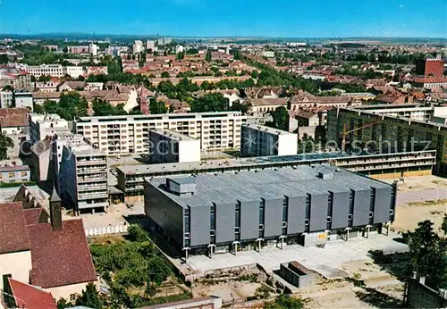 AK / Ansichtskarte Osijek_Croatia Stadtpanorama mit Supermarket Osijek Croatia