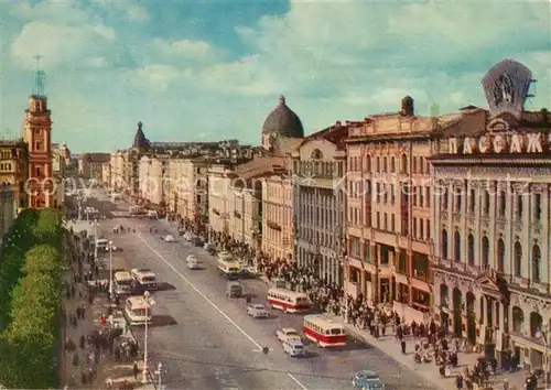 AK / Ansichtskarte Moscow_Moskva Newski Prospekt Moscow Moskva