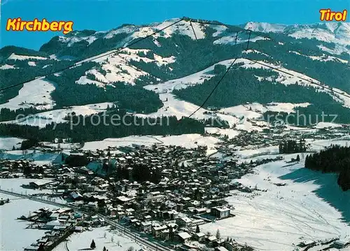 AK / Ansichtskarte Kirchberg_Tirol Fliegeraufnahme Kirchberg Tirol