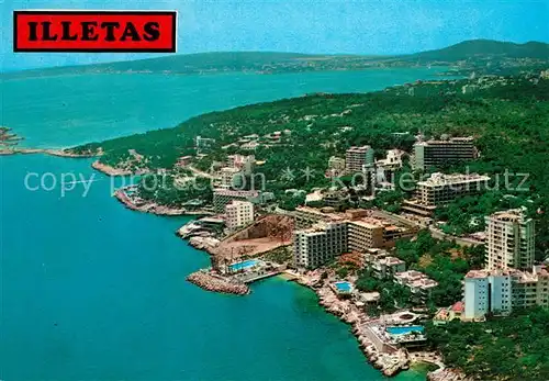 AK / Ansichtskarte Illetas Fliegeraufnahme Illetas