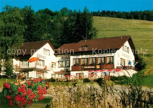 AK / Ansichtskarte Elzach Cafe Pension Schwarzwaldperle Elzach