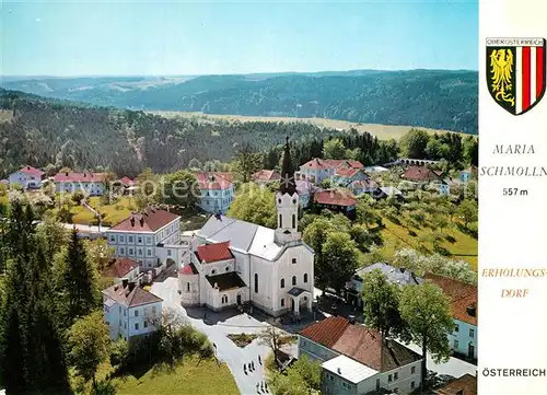 AK / Ansichtskarte Maria_Schmolln Fliegeraufnahme mit Kirche Maria Schmolln