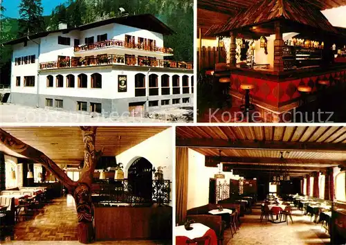 AK / Ansichtskarte Ebensee_Oberoesterreich Seepension Restaurant Langbathsee Bar Gastraeume Ebensee_Oberoesterreich