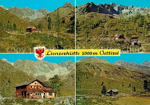 AK / Ansichtskarte Lienz_Tirol Lienzerhuette Berghuette im Debanttal mit Hochschober Hohe Tauern Lienz Tirol