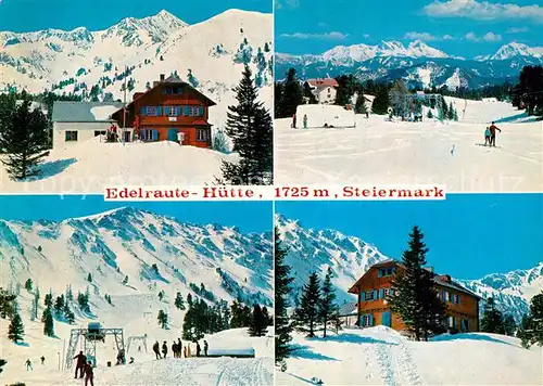 AK / Ansichtskarte Trieben Edelraute Huette Wintersportplatz Rottenmanner Tauern Trieben