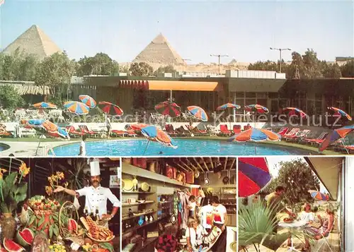 AK / Ansichtskarte Giza Hotel Jolie Ville Moevenpick Restaurant Swimming Pool Giza