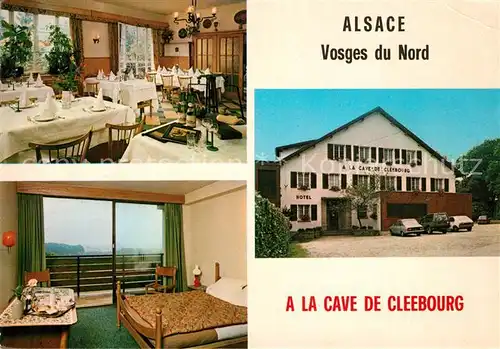 AK / Ansichtskarte Cleebourg Hotel Restaurant a la Cave de Cleebourg Cleebourg