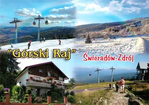 AK / Ansichtskarte Swieradow_Tdroj Pokoje Goscinne Gorski Raj Wintersport Wandern Landschaftspanorama Swieradow Tdroj