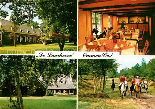 AK / Ansichtskarte Ommen_Overijssel Vakantie  en Konferentieoord De Laarhoeve Hotel Restaurant Reitsport Ausritt Ommen Overijssel