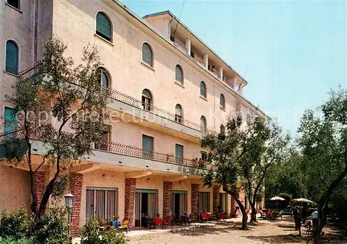 AK / Ansichtskarte Torri_del_Benaco Eurotex Hotel Pace Garten Terrasse Torri_del_Benaco