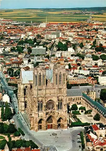 AK / Ansichtskarte Reims_Champagne_Ardenne Cathedrale Notre Dame vue aerienne Reims_Champagne_Ardenne
