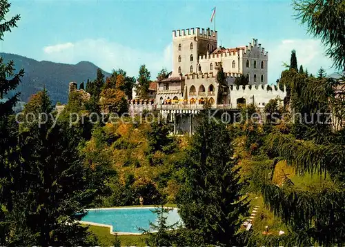 AK / Ansichtskarte Itter_Tirol Hotel Schloss Itter Swimming Pool Itter Tirol