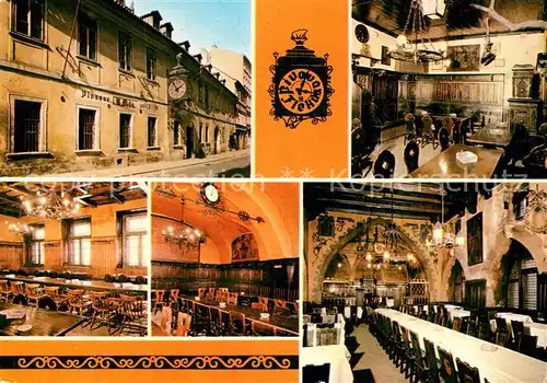 AK / Ansichtskarte Praha_Prahy_Prague Pivovar U Fleku Brauerei Gaststaette Praha_Prahy_Prague