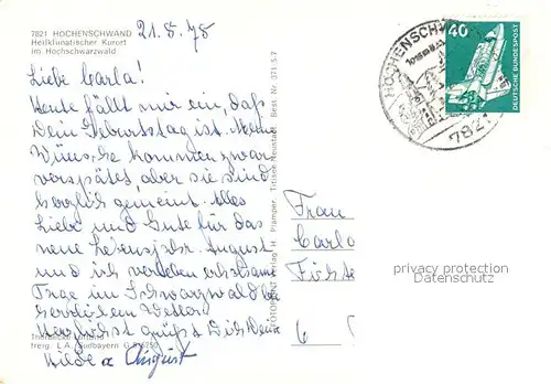 AK / Ansichtskarte Hoechenschwand Fliegeraufnahme Hoechenschwand