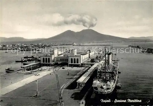 AK / Ansichtskarte Napoli_Neapel Stazione Marittima Napoli Neapel