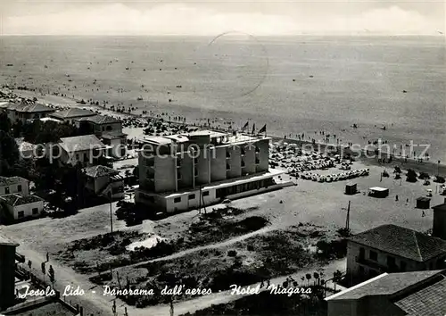 AK / Ansichtskarte Jesolo_Lido Panorama dall aereo Hotel Niagara Jesolo Lido