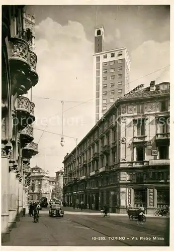 AK / Ansichtskarte Torino Via Pietro Micca Torino