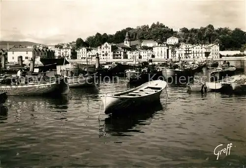 AK / Ansichtskarte Saint Jean de Luz Le Port vers le village de Ciboure Saint Jean de Luz