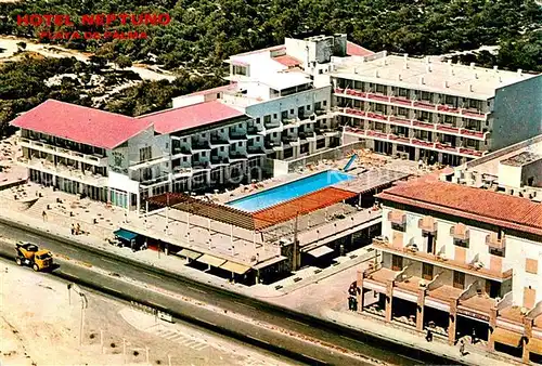 AK / Ansichtskarte Playa_de_Palma_Mallorca Hotel Neptuno Fliegeraufnahme Playa_de_Palma_Mallorca