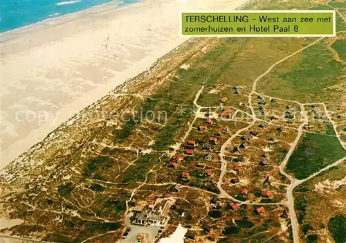 AK / Ansichtskarte Terschelling Fliegeraufnahme mit Hotel Paal 8 Terschelling