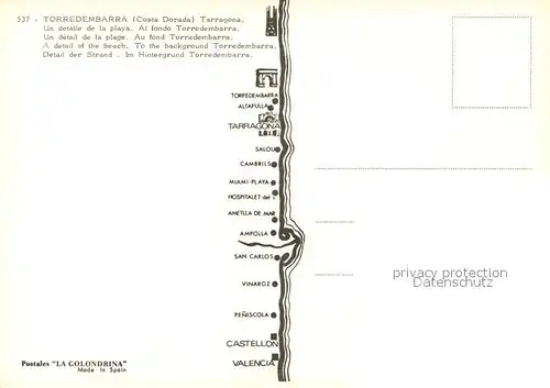 AK / Ansichtskarte Torredembarra Fliegeraufnahme Torredembarra