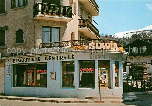 AK / Ansichtskarte Megeve Brasserie Centrale Snack Bar Megeve