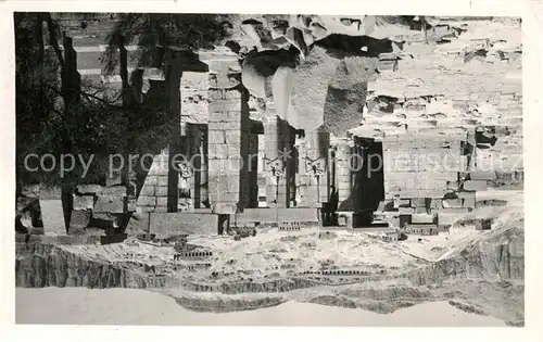 AK / Ansichtskarte Thebes_Aegypten Temple of Ramses II Thebes Aegypten