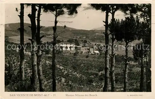 AK / Ansichtskarte San_Vicente_de_Mont_Alt Manso Milans del Bosch 