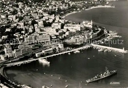 AK / Ansichtskarte Monte Carlo Vue generale aerienne et le Port Monte Carlo
