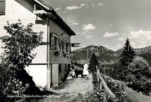 AK / Ansichtskarte Vorarlberg Jaegerhaus Schoenhalden Vorarlberg