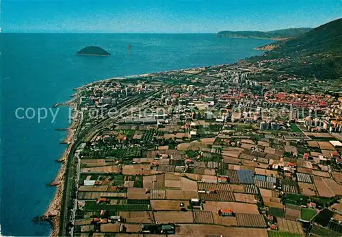 AK / Ansichtskarte Albenga Fliegeraufnahme Albenga