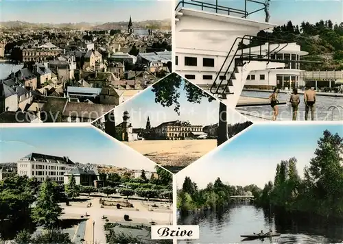 AK / Ansichtskarte Brive_Correze Vue generale Piscine Le Theatre Square C Bondy Brive Correze