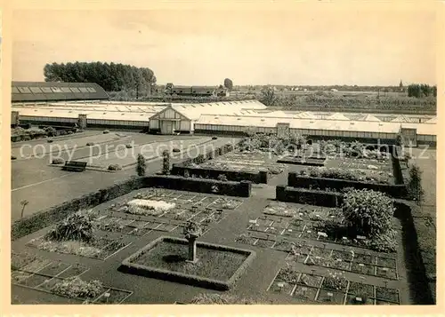 AK / Ansichtskarte Vilvoorde Rijkstuinbouwschool Kruidtuin en Bloemenserren Vilvoorde