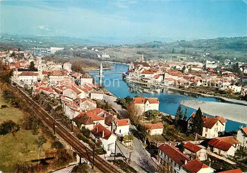 AK / Ansichtskarte Seyssel_Haute Savoie Vue generale aerienne Seyssel Haute Savoie